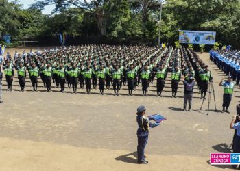 600 policías más se gradúan para reforzar la represión contra el pueblo de Nicaragua.